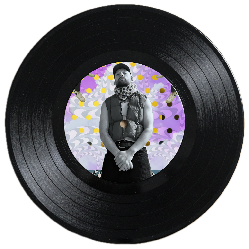 LGHTWVS spinning vinyl record